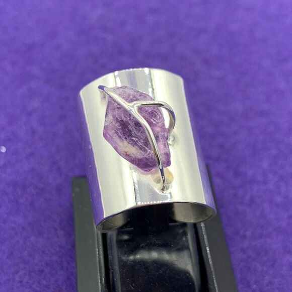 ring, solid 925 sterling silver, adjustable, minimalist, mirror finish, NWOT - Picture 13 of 14